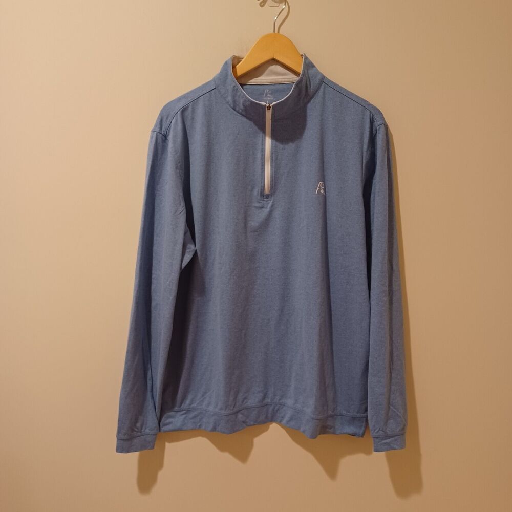 Rhoback Light Blue Quarter-Zip Sweatshirt